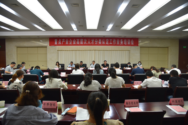 巢湖市舉辦重點產業企業高層次人才分類認定工作業務培訓會